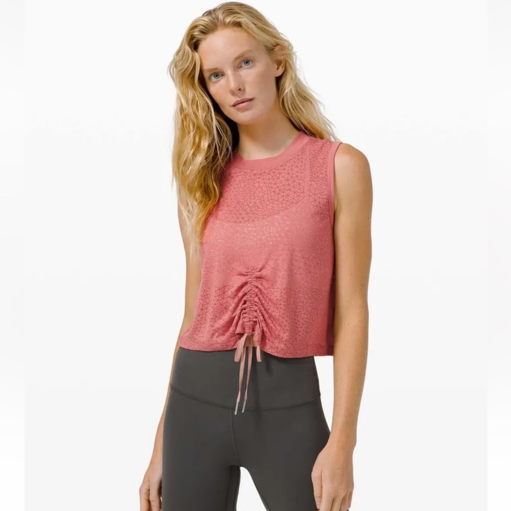 Lululemon Cinch Me Up Front Tank Veil